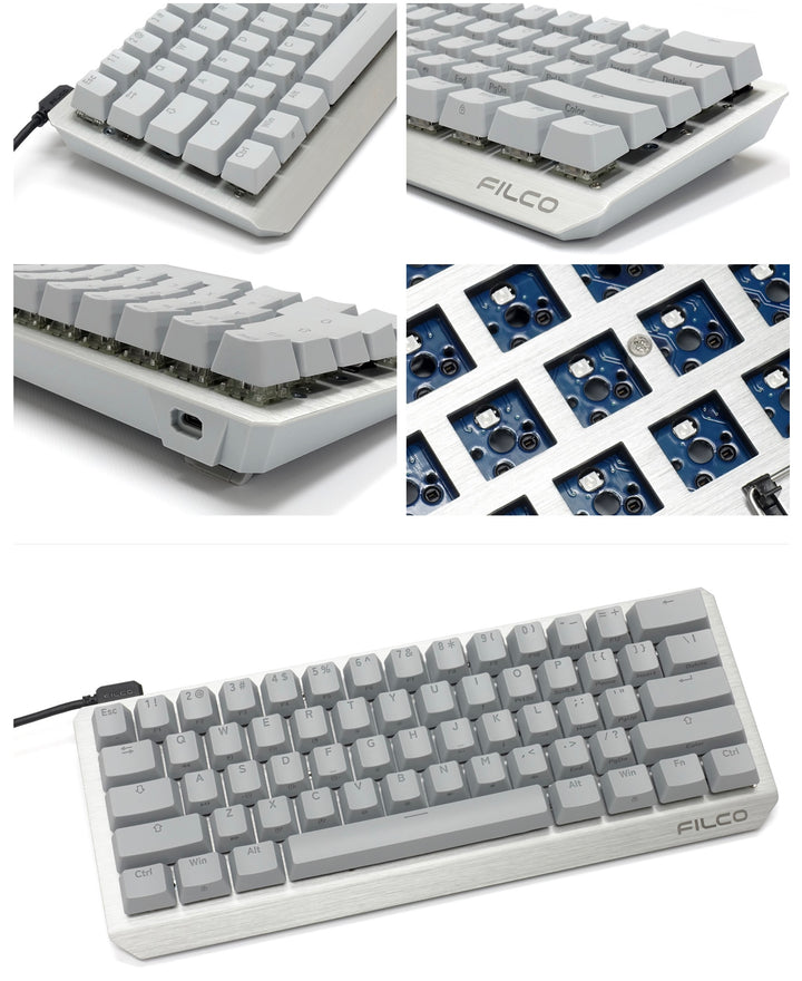 FILCO Majestouch LUCE60 有線 60% ゲーミングキーボード |  ホットスワップ対応 | 日本語配列(かななし) | 英語配列 | RGBバックライト