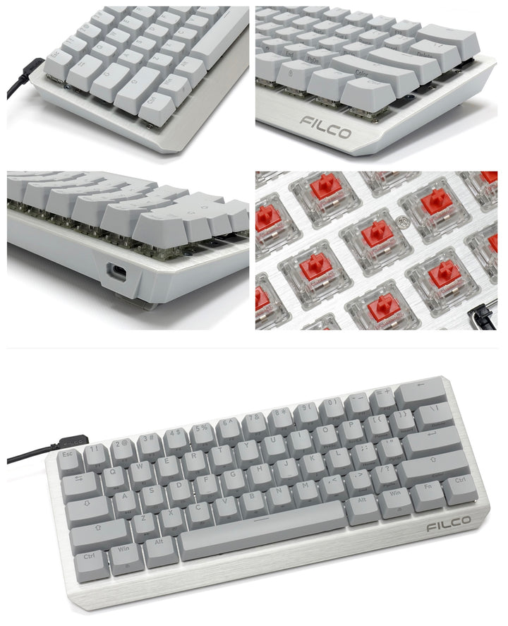 FILCO Majestouch LUCE60 有線 60% ゲーミングキーボード |  ホットスワップ対応 | 日本語配列(かななし) | 英語配列 | RGBバックライト