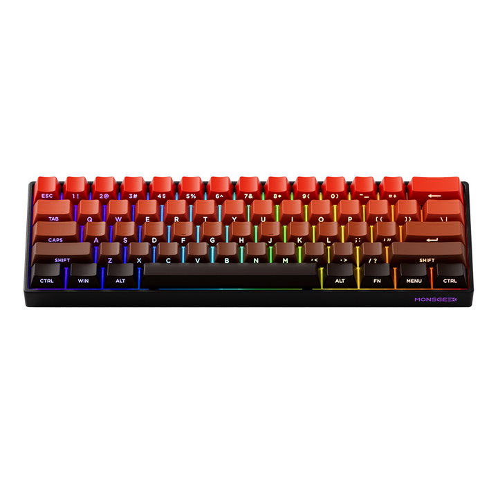 MonsGeek FUN60 Pro SP HEセンサー 0.01mm ラピッドトリガー対応 磁気スイッチ Akko Glare Magnetic Switch 英語配列 サイドプリント テンキーレス 8K ホットスワップ SnapKeys (SOCD)対応 ARGB対応 高コスパ ゲーミングキーボード