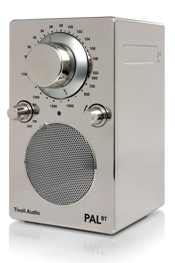 Tivoli Audio PAL BT Generation2 Bluetooth 5.0 ポータブル ラジオ スピーカー Chrome