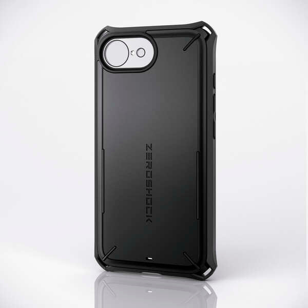 エレコム  iPhone 16e 2025年モデル 耐衝撃ハイブリッドケース ZEROSHOCK Solid Plus 保護ケース 画面保護フィルム付き スマホケース  スマホカバー アイフォン