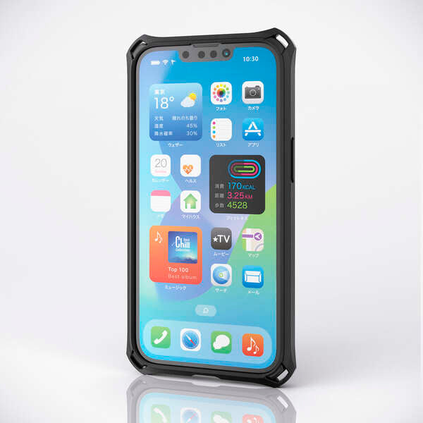 エレコム  iPhone 16e 2025年モデル 耐衝撃ハイブリッドケース ZEROSHOCK Solid Plus 保護ケース 画面保護フィルム付き スマホケース  スマホカバー アイフォン