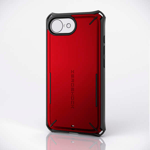 エレコム  iPhone 16e 2025年モデル 耐衝撃ハイブリッドケース ZEROSHOCK Solid Plus 保護ケース 画面保護フィルム付き スマホケース  スマホカバー アイフォン