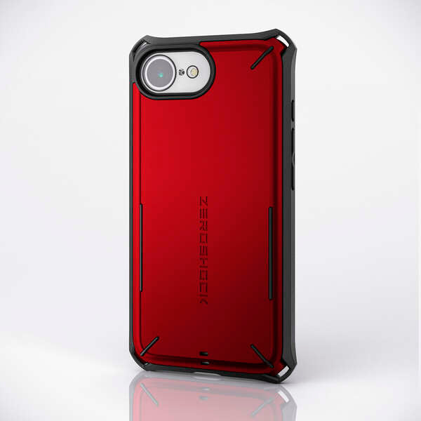エレコム  iPhone 16e 2025年モデル 耐衝撃ハイブリッドケース ZEROSHOCK Solid Plus 保護ケース 画面保護フィルム付き スマホケース  スマホカバー アイフォン