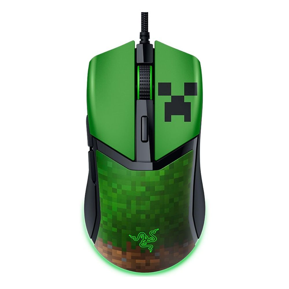 新品未開封Razer Cobra Minecraft Edition 有線マウス Razer Cobra Minecraft Edition 有線 小型 軽量 ゲーミングマウス