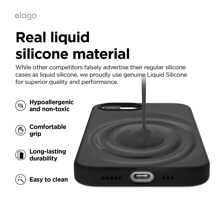 elago iPhone 16e 2025年モデル MAGNETIC SILICONE CASE マグネット搭載 シリコンケース スマホケース アイフォン