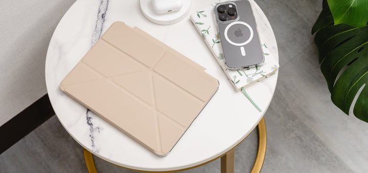 SwitchEasy 13インチ iPad Pro M4 Origami Nude 手帳型ケース