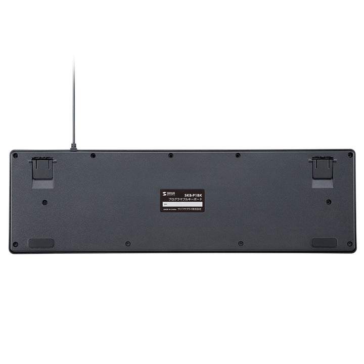 SANWA 有線 プログラマブルキーボード 日本語配列 有線 テンキー付き 108キー マクロキーボード 割り当て機能 メンブレン 業務効率化