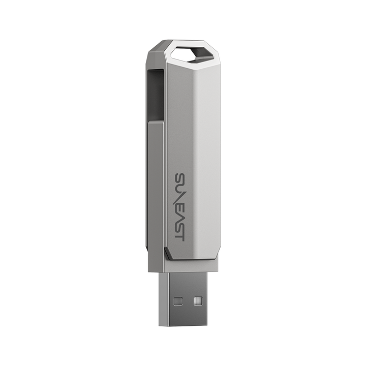 SUNEAST Revolve R5 外付けポータブル スティック型SSD シルバー PC Mac iPhone iPad Android PS5対応