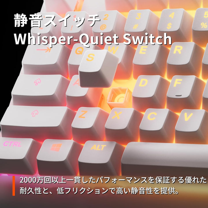 SteelSeries Apex 3 TKL  有線 ゲーミングキーボード  日本語配列 / 英語配列 静音スイッチ IP32防滴