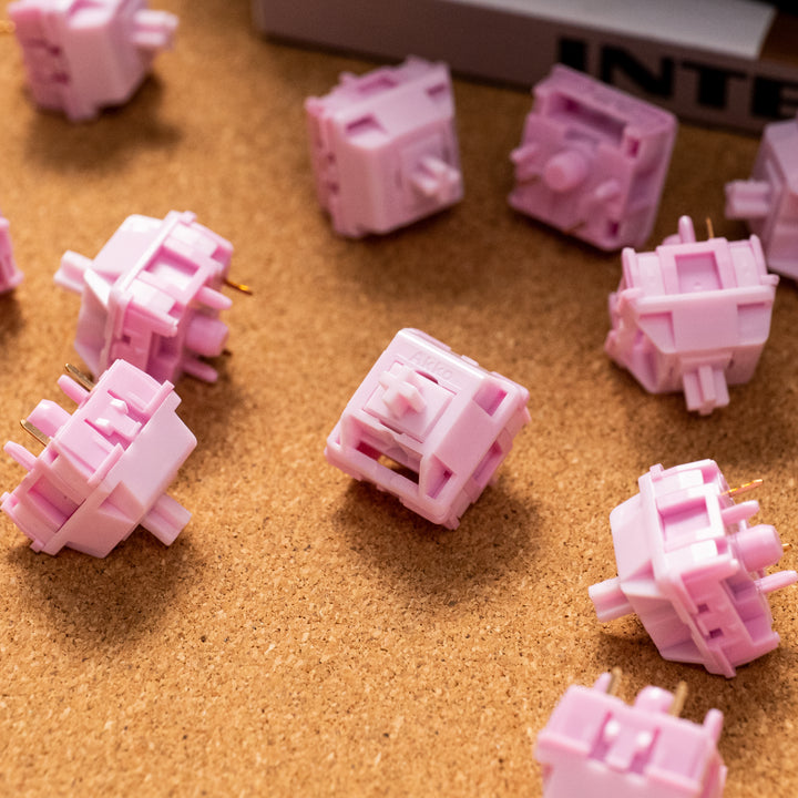 Akko Stellar Rose スイッチ 押下圧37gf リニア 5ピン 45個入り メカニカル キーボード用