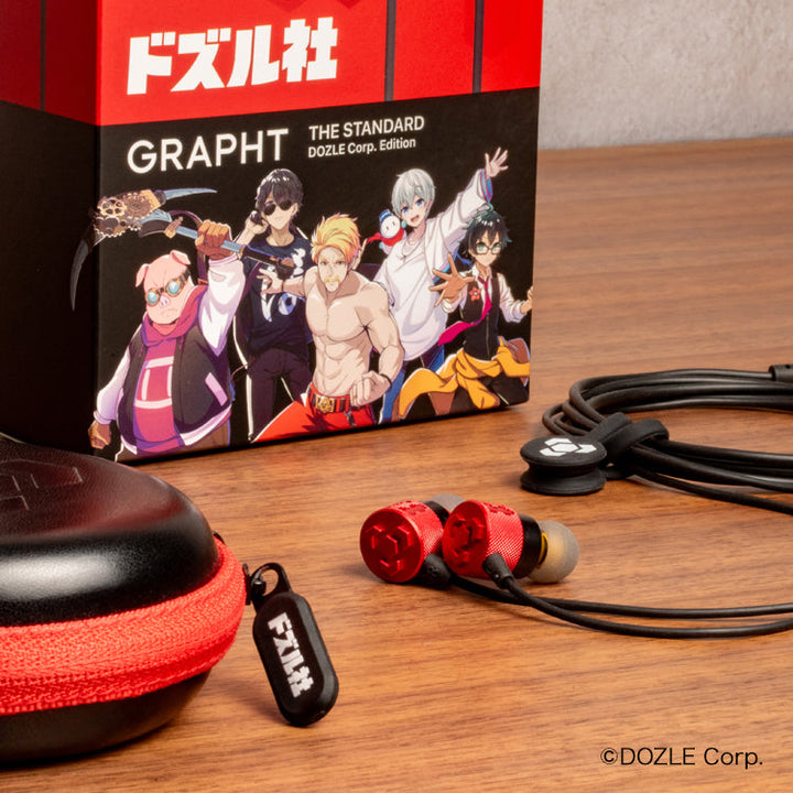 Team GRAPHT THE STANDARD 有線イヤホン ドズル社 Edition 1.2m