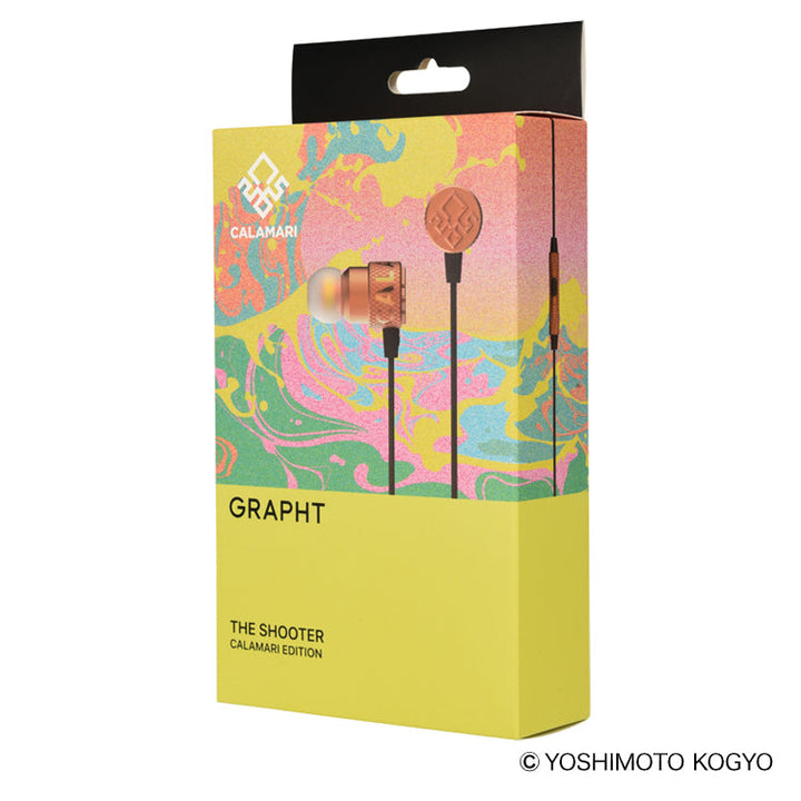 Team GRAPHT THE SHOOTER 有線イヤホン 2.0m『THE SHOOTER CALAMARI Edition』『THE SHOOTER SPIX Edition』