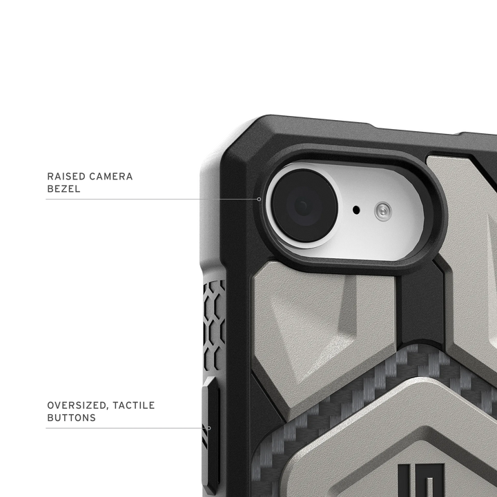 UAG iPhone 16e MONARCH PRO (モナークプロ) コンポジットケース マグネット対応 チタン スマホケース スマホカバー アイフォン