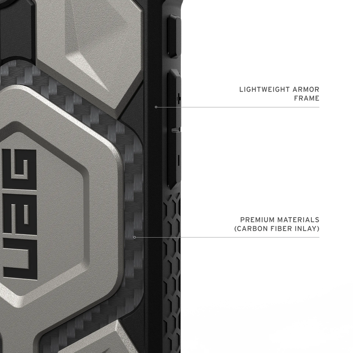 UAG iPhone 16e MONARCH PRO (モナークプロ) コンポジットケース マグネット対応 チタン スマホケース スマホカバー アイフォン