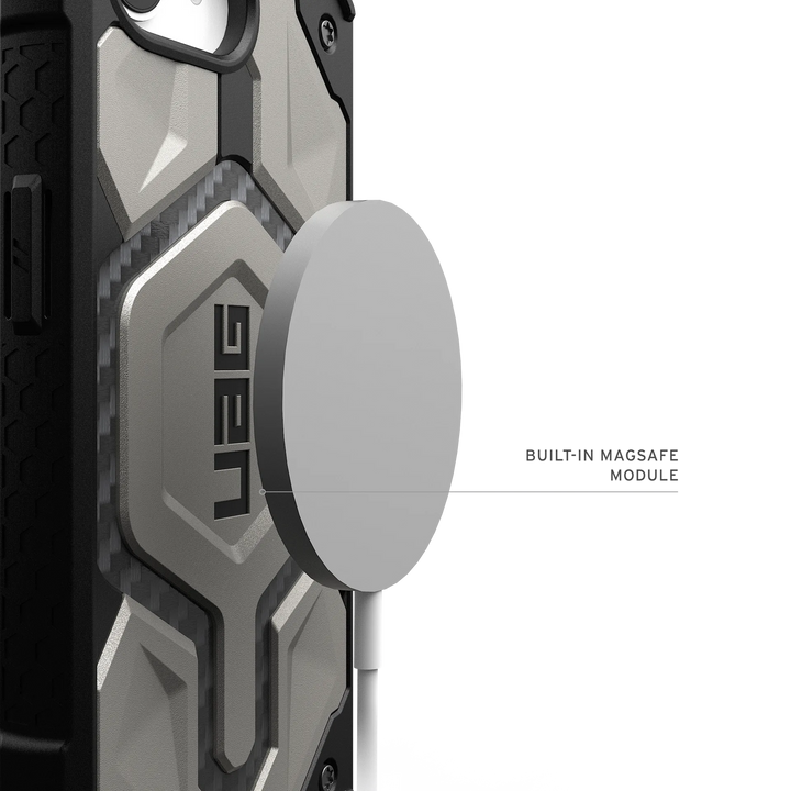 UAG iPhone 16e MONARCH PRO (モナークプロ) コンポジットケース マグネット対応 チタン スマホケース スマホカバー アイフォン