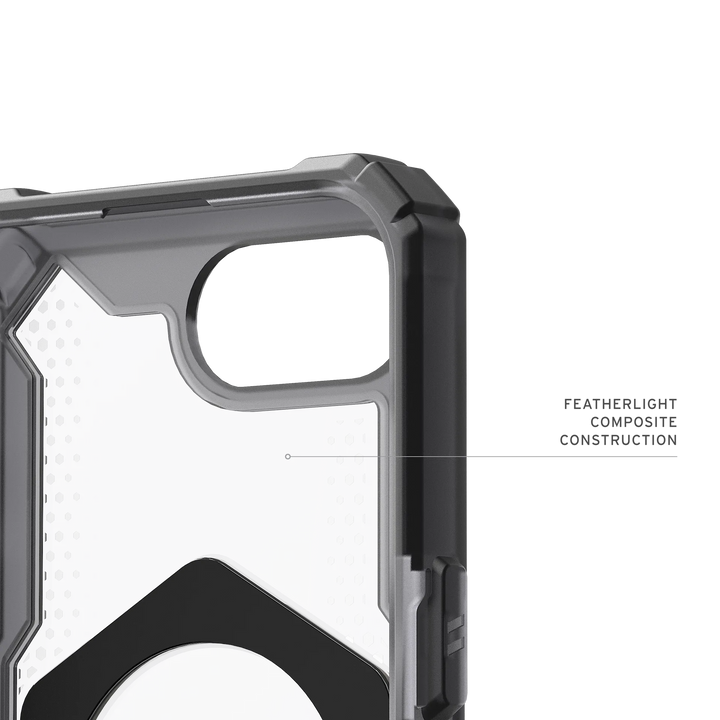 UAG iPhone 16e PLASMA XTE (プラズマ) コンポジットケース マグネット対応 キックスタンド付き アッシュ/チタン  スマホケース スマホカバー アイフォン