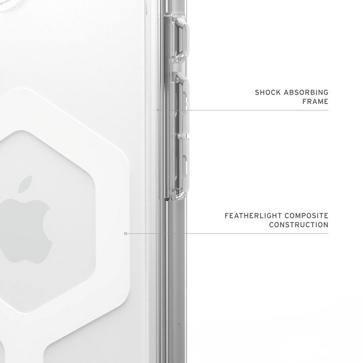 UAG iPhone 16e PLYO PRO (プライオ) ケース マグネット対応 アイス/ホワイト スマホケース スマホカバー アイフォン