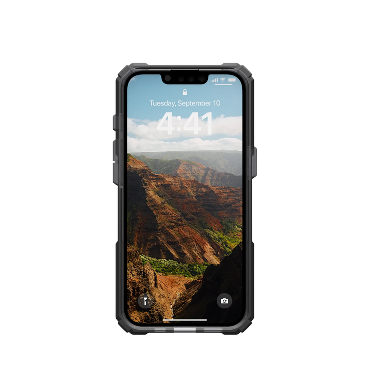 UAG iPhone 16e PLASMA XTE (プラズマ) コンポジットケース マグネット対応 キックスタンド付き アッシュ/チタン  スマホケース スマホカバー アイフォン