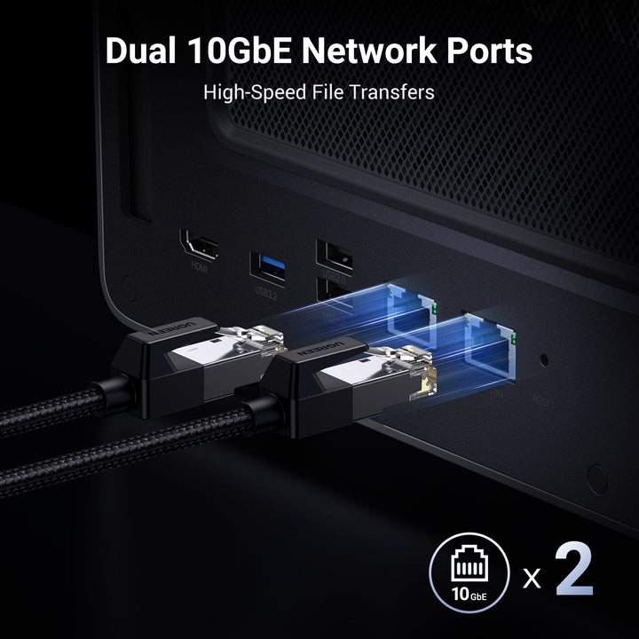 UGREEN NASync DXP8800 Plus 8+2ベイ NAS ストレージケース