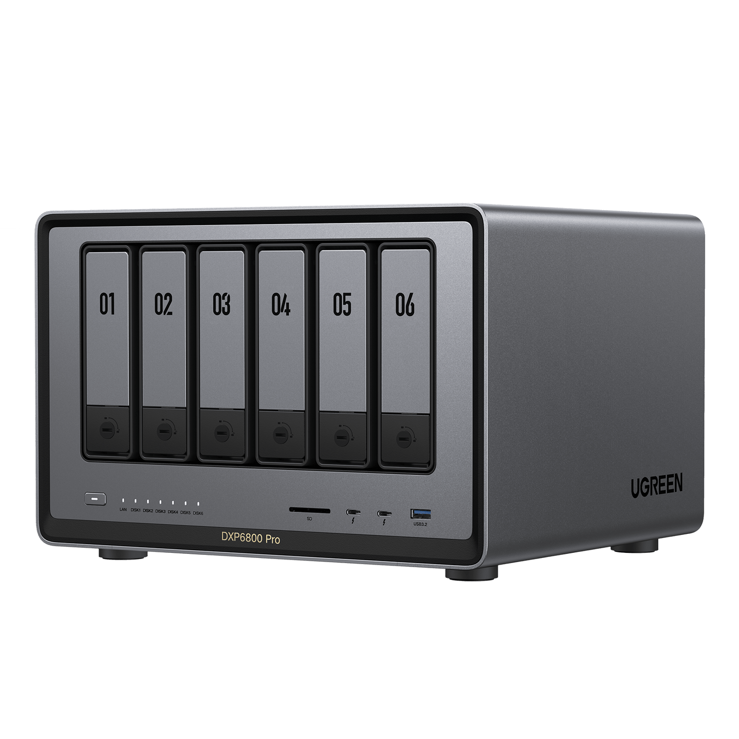 UGREEN NASync DXP6800 Pro【新品・未開封】 UGREEN NASync DXP6800 Pro 6+2ベイ NAS ストレージケース