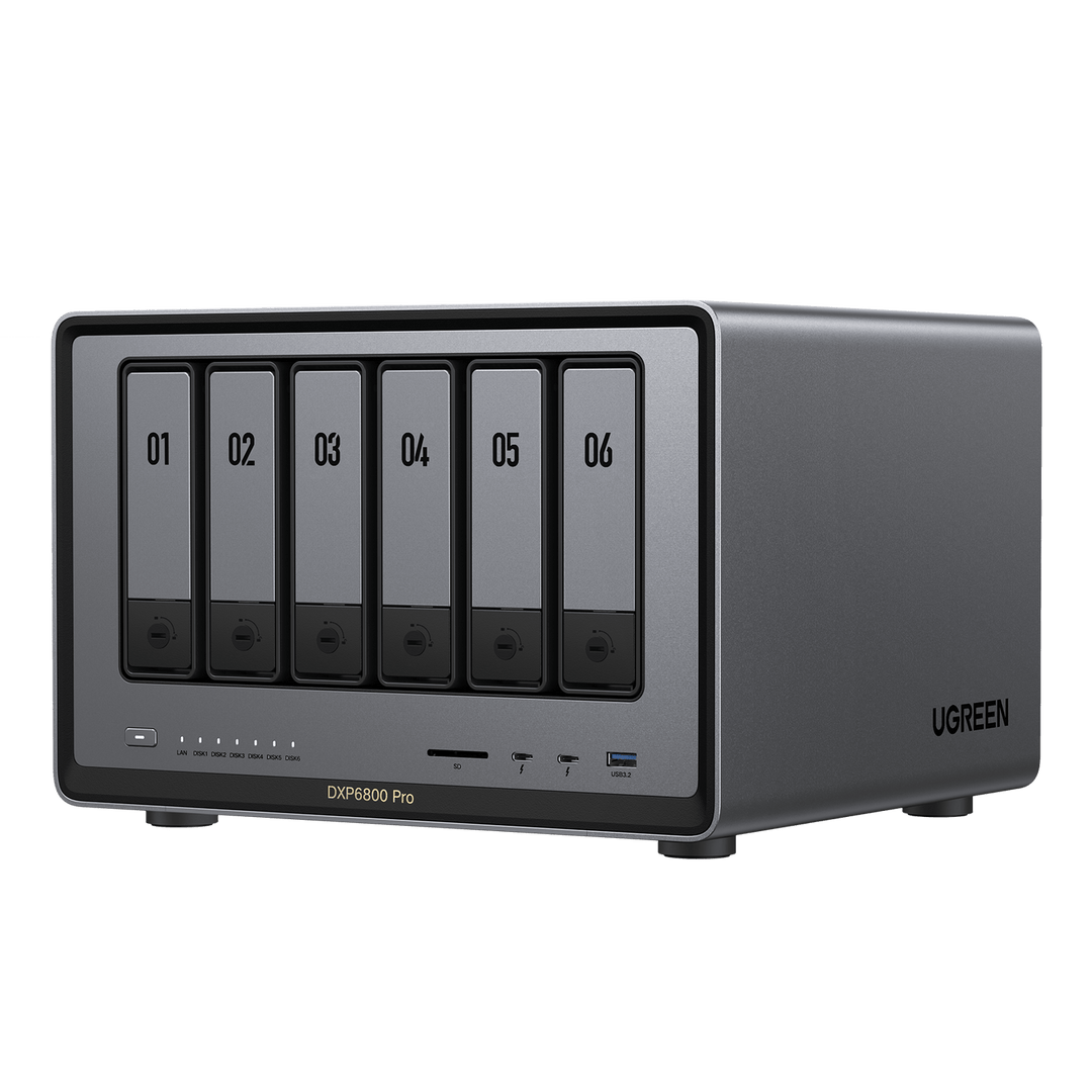 UGREEN NASync DXP6800 Pro 6+2ベイ NAS ストレージケース