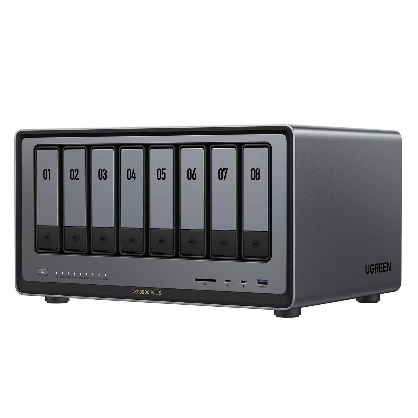 UGREEN NASync DXP8800 Plus 8+2ベイ NAS ストレージケース