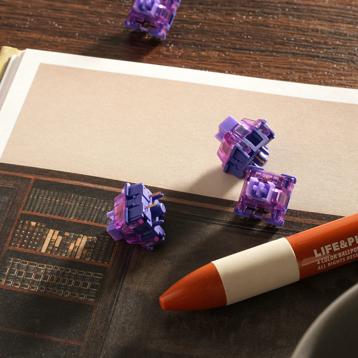 Akko V3 Lavender Purple Pro スイッチ (第3世代) 45pcs メカニカル キーボード用