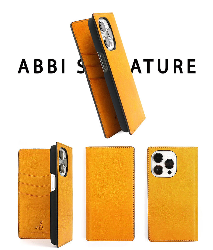 ABBI SIGNATURE iPhone 16e MARGOT イタリアンレザー MagSafe対応 ダイアリーケース スマホケース スマホカバー 手帳型アイフォン ハンドメイド 日本製