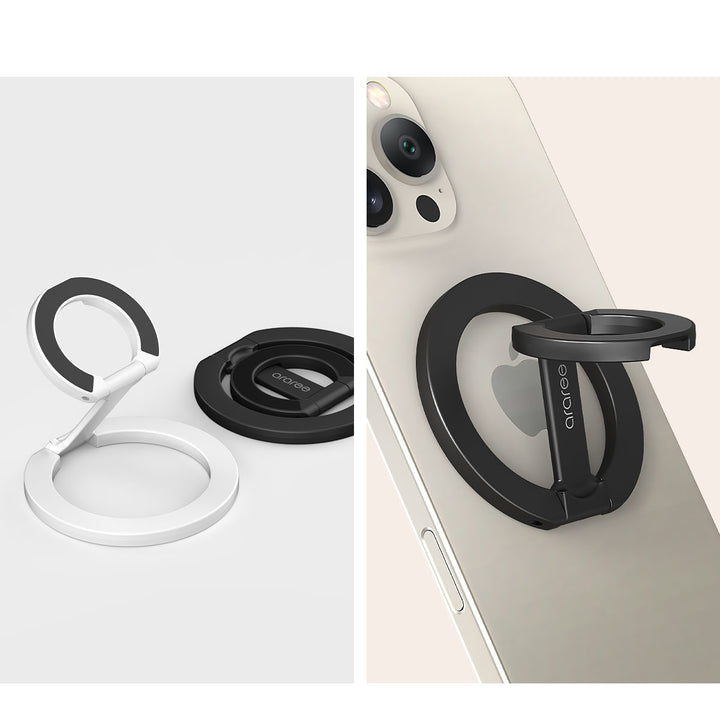 araree A-RING MagSafe対応スマホリングスタンド
