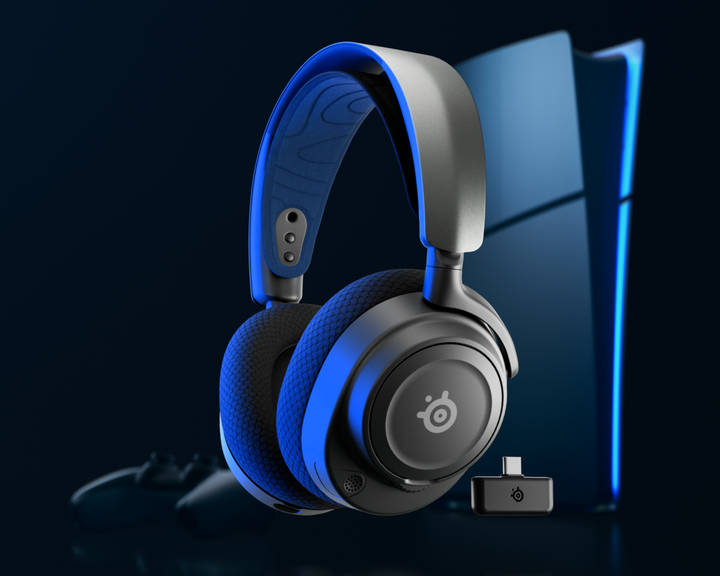SteelSeries Arctis Nova 7P Wireless 有線 / 2.4GHz / Bluetooth 5.0 両対応 PlayStation 5専用 ゲーミングヘッドホン