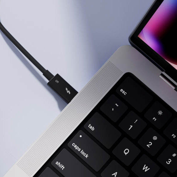 BELKIN CONNECT Thunderbolt 5 ケーブル 1.0m 8Kモニター対応 最大80Gbps  Thunderbolt 4 / 3 USB4 USB-C 互換 最大240W電力供給
