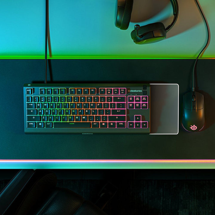 SteelSeries Apex 3 TKL  有線 ゲーミングキーボード  日本語配列 / 英語配列 静音スイッチ IP32防滴