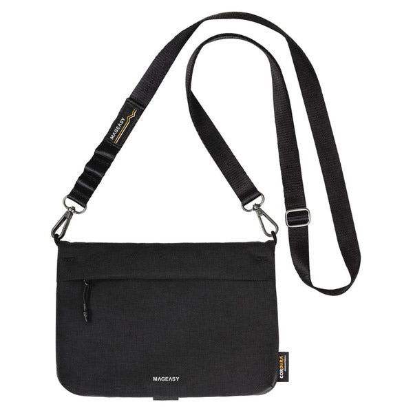 MagEasy 2L SACOCHE with STRAP C 大容量サコッシュ ストラップセットBlack + Black