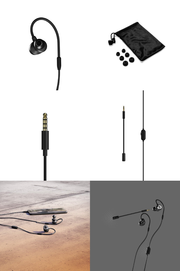 SteelSeries Tusq デュアルマイク搭載 ゲーミングイヤホン