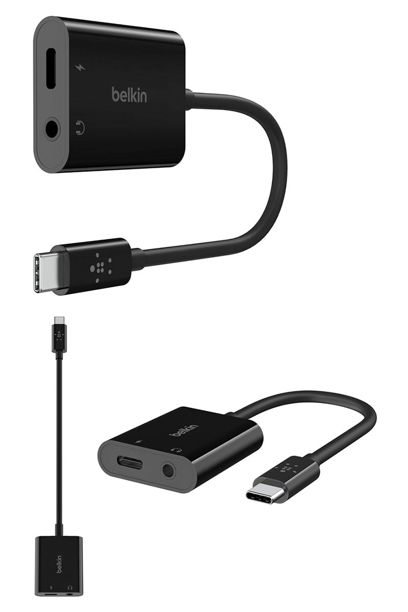 BELKIN iPad Pro 対応 USB Type-C to 3.5mm Audio + Charge オーディオ + 充電 アダプタ PD / QC対応