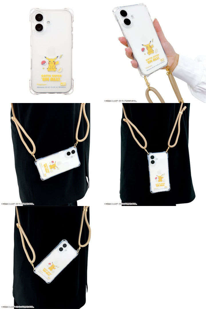 SUNCREST iPhone 16 保護ケース ポケットモンスター 4ホールケース スマホケース  スマホカバー アイフォン