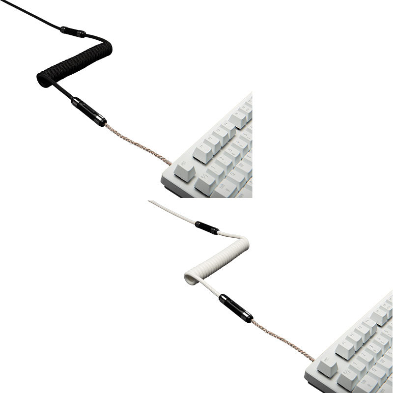 Team GRAPHT ライティングコイルケーブル Ultra USB Type-C - USB A 1.7m