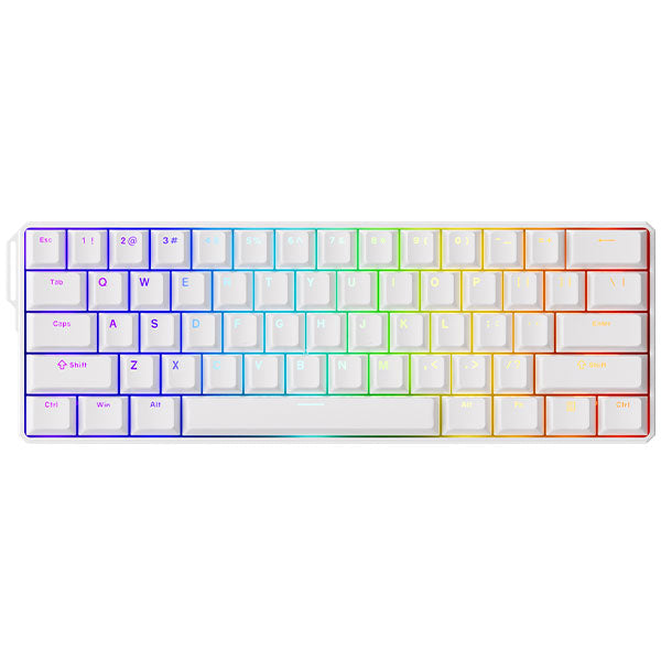 MonsGeek FUN60 Ultra TMRセンサー アルミボディ 0.01mm ラピッドトリガー対応 磁気スイッチ Akko Glare Magnetic Switch 英語配列 テンキーレス 8K ホットスワップ MagMech(メカニカルスイッチ互換)SnapKeys (SOCD)対応 ARGB対応 高コスパ ゲーミングキーボード