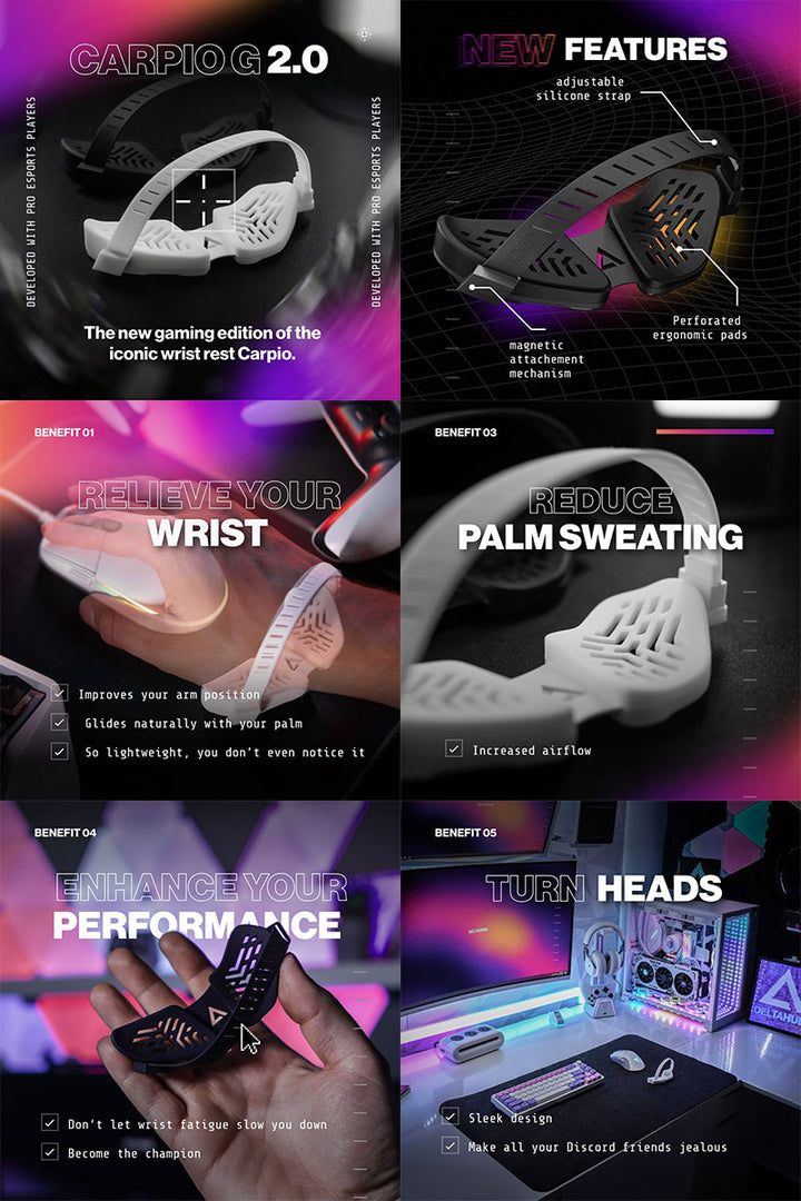 DELTAHUB リストレスト Carpio G2.0 Right