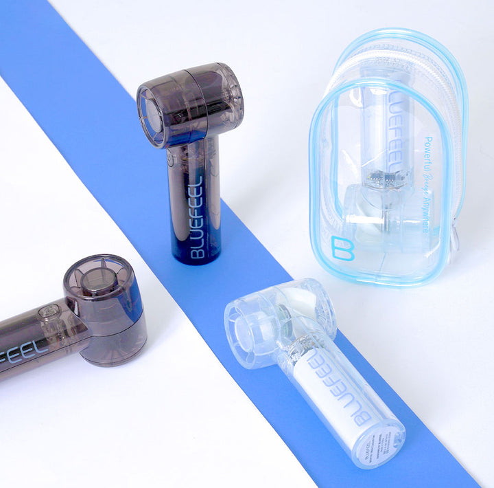 BLUEFEEL ミニ Z ポーチファン 超コンパクト ポータブル扇風機 最大風速15m/s ポーチ付き