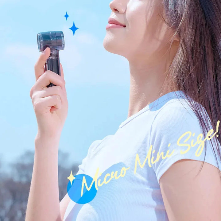 BLUEFEEL ミニ Z ポーチファン 超コンパクト ポータブル扇風機 最大風速15m/s ポーチ付き