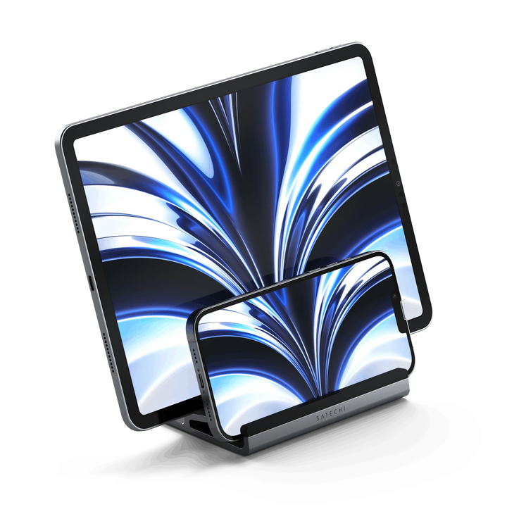 Satechi Dual Vertical Laptop Stand デュアルバーティカルラップトップスタンド iPad MacBookスタンド