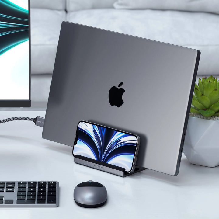 Satechi Dual Vertical Laptop Stand デュアルバーティカルラップトップスタンド iPad MacBookスタンド