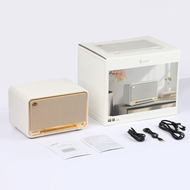 Edifier D32 Bluetooth 5.3 テーブルトップワイヤレススピーカー 60W AirPlay 2 / 24bit/96kHzハイレゾ Wi-Fi / Bluetooth 対応