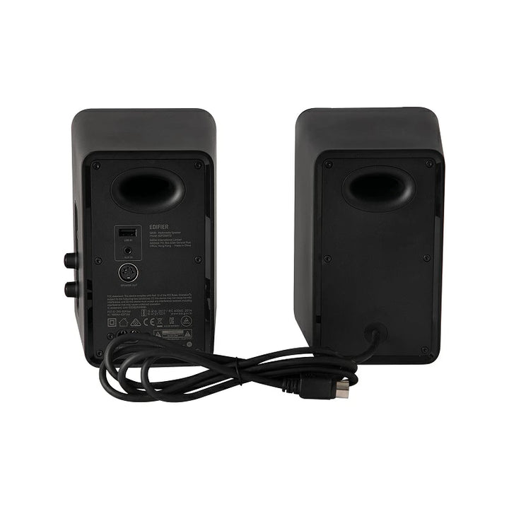 Edifier QR30 デスクトップアクティブスピーカー QR30   最大30W出力 Bluetooth ワイヤレス接続対応 AUX/USB-A入力  ライトエフェクト機能