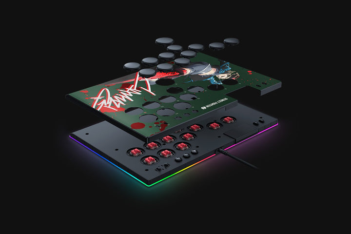 Skins for Razer Kitsune スキンシール カスタマイズ用ステッカー SF6 ストリートファイター6  キャミー 春麗