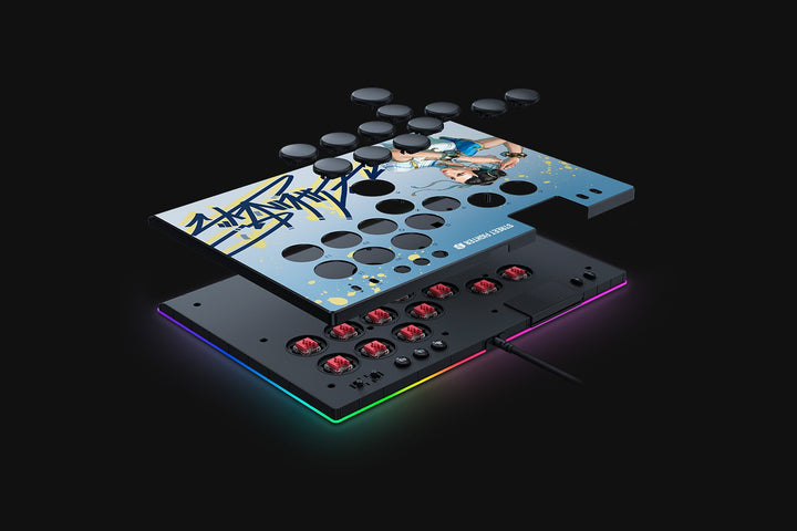 Skins for Razer Kitsune スキンシール カスタマイズ用ステッカー SF6 ストリートファイター6  キャミー 春麗