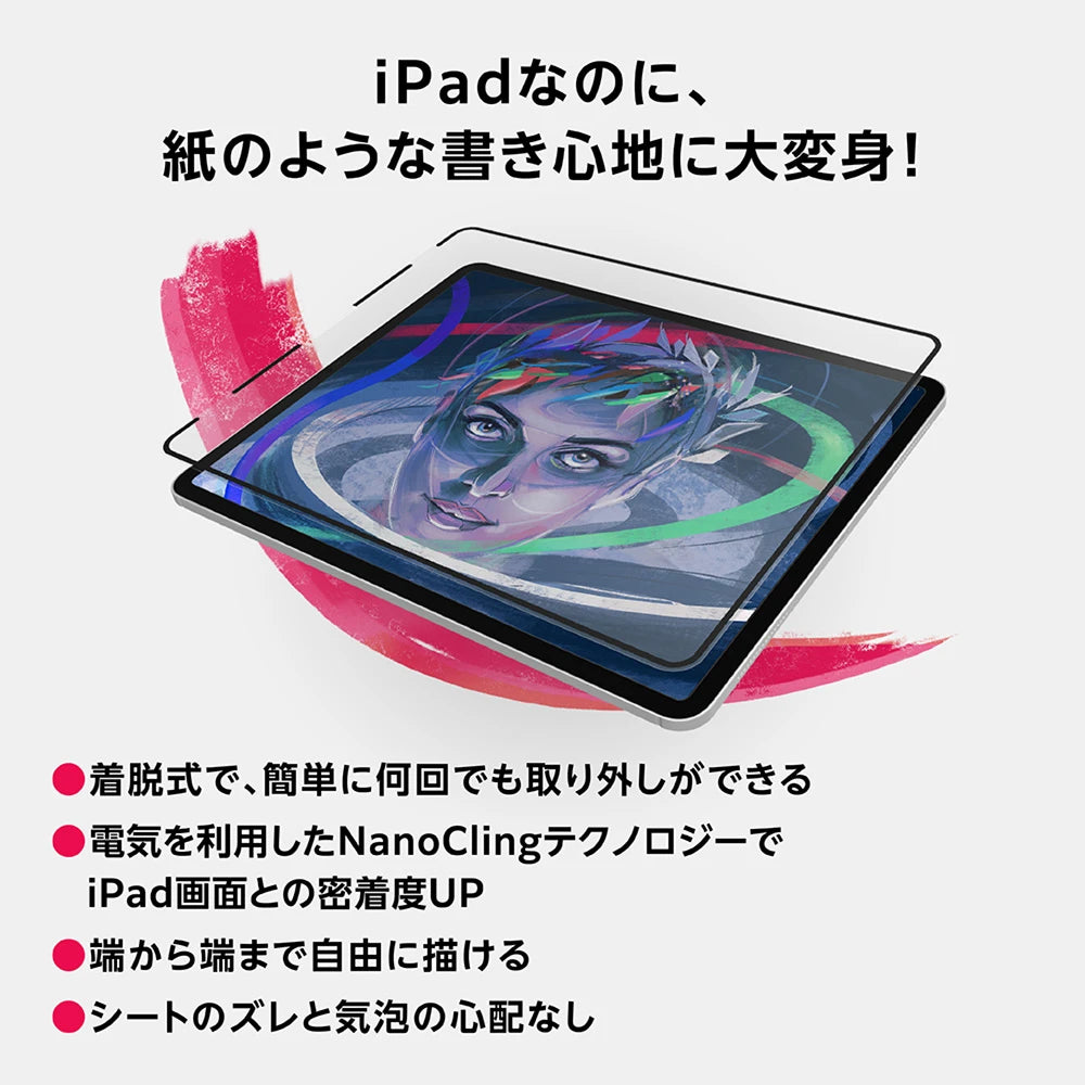 Astropad iPad mini A17 Pro (第7世代) / 第6世代 Rock Paper Pencil R4 ペーパーライク保護フィルム / ペン先セット