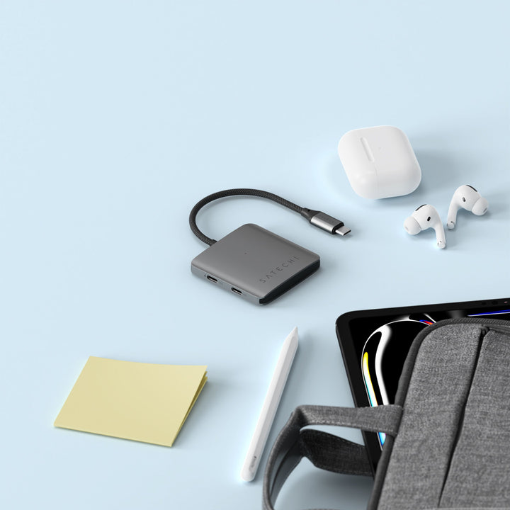 Satechi 4-Port USB-C Hub with PD対応 4ポート ハブ